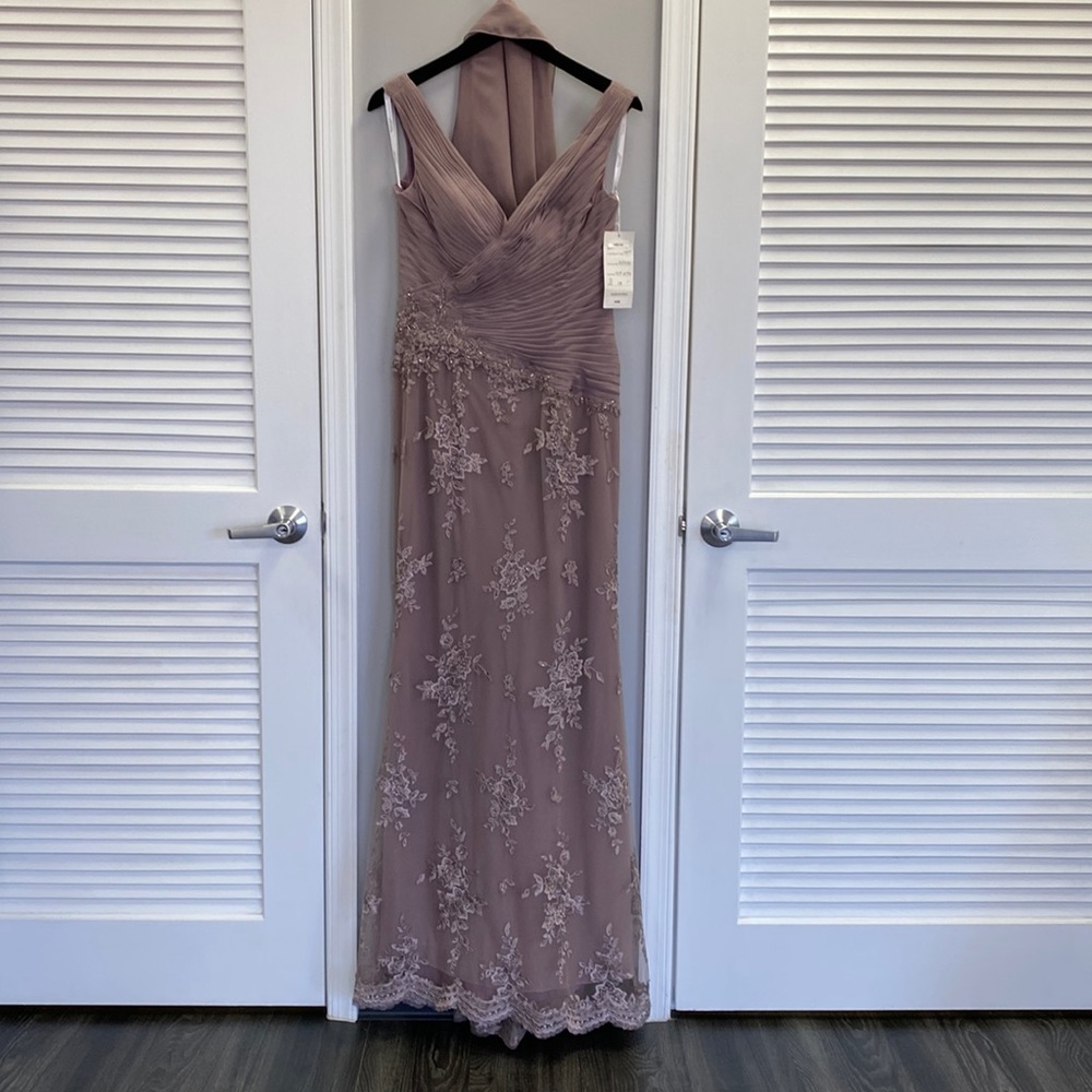 Long formal gown.